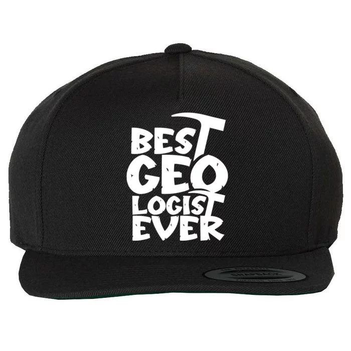 Best Geologist Ever Job Stone Geology Student Meaningful Gift Wool Snapback Cap