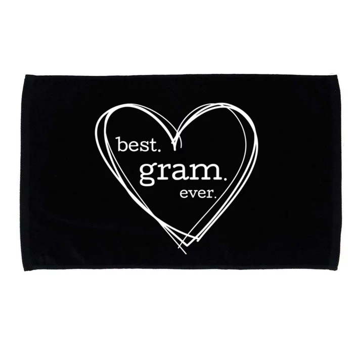 Best Gram Ever Funny Gift (National Grandparents Day) Microfiber Hand Towel