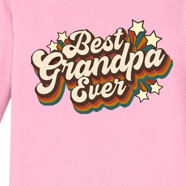 Best Grandpa Ever Baby Long Sleeve Bodysuit