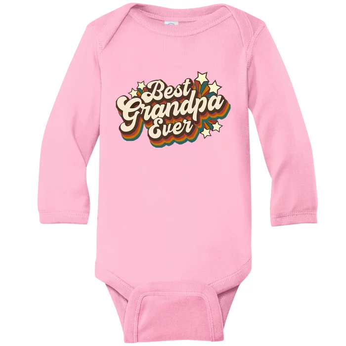 Best Grandpa Ever Baby Long Sleeve Bodysuit