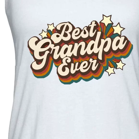 Best Grandpa Ever Ladies Essential Flowy Tank