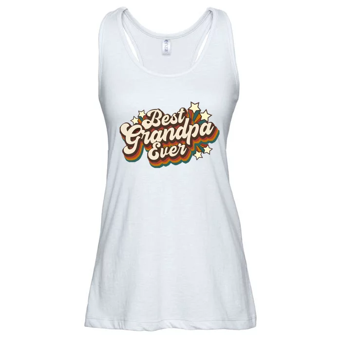 Best Grandpa Ever Ladies Essential Flowy Tank