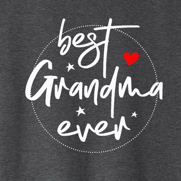 Best Grandma Ever Grandma Women's Crop Top Tee