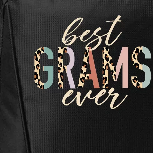 Best Grams Ever Gifts Leopard Print Mothers Day City Backpack