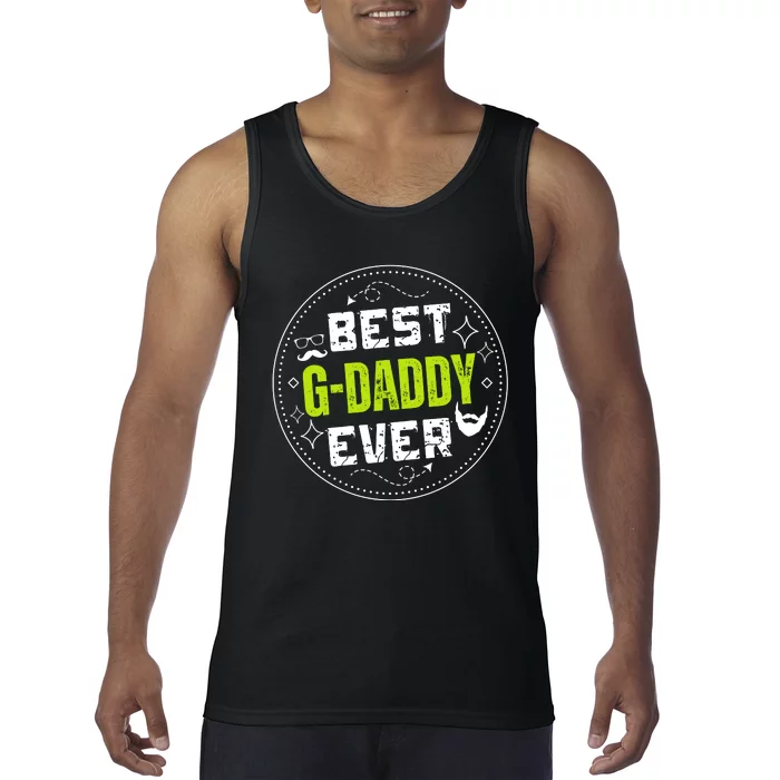 Best Gdaddy Ever Funny Retro Vintage Gdaddy Tank Top