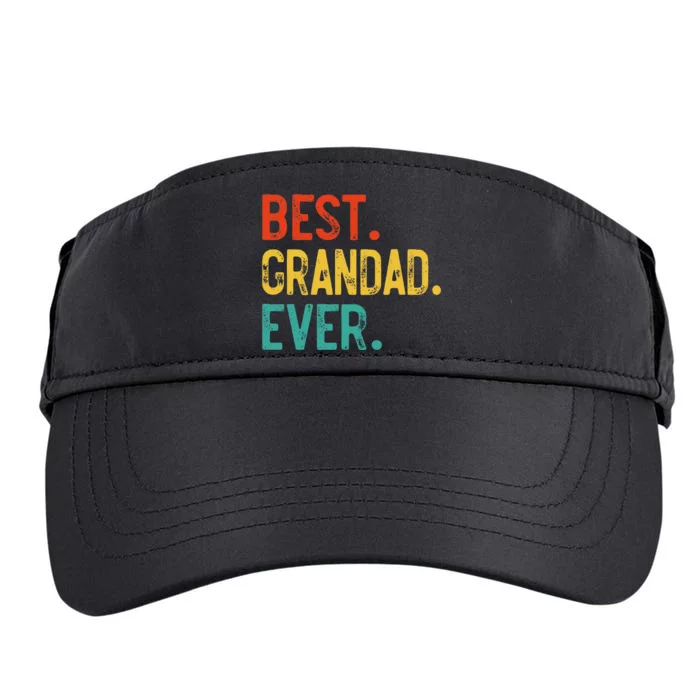 Best Grandad Ever Father's Day Grandad Adult Drive Performance Visor