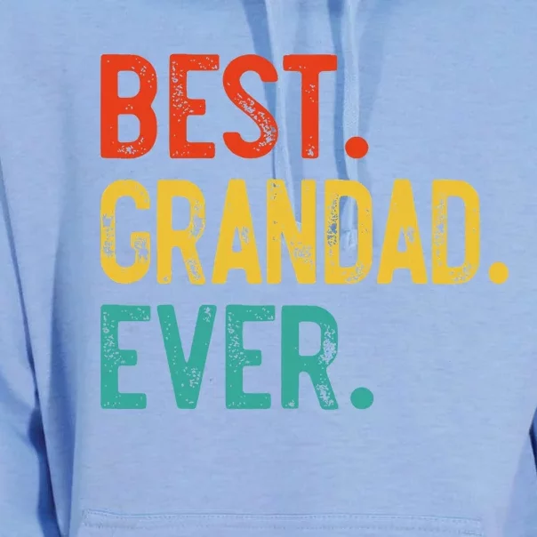 Best Grandad Ever Father's Day Grandad Unisex Surf Hoodie