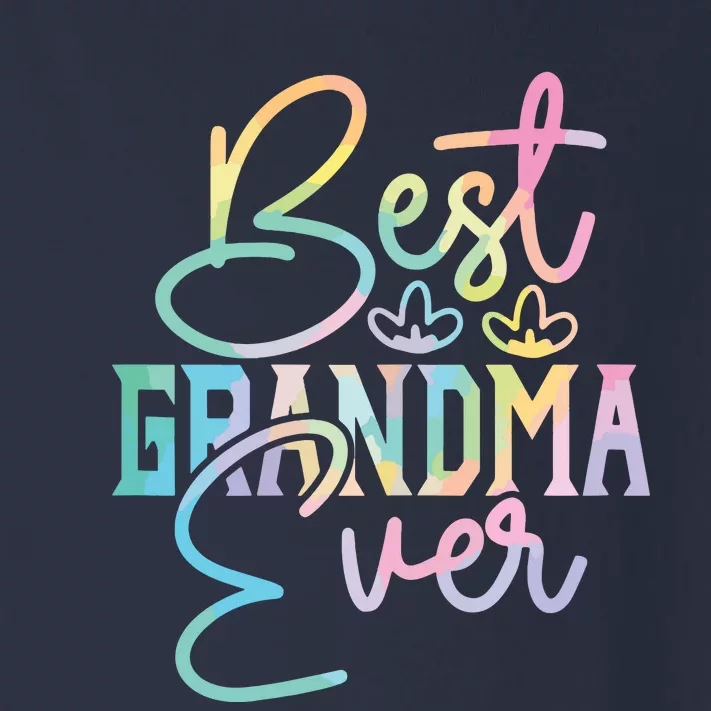 Best Grandma Ever Happy Grandparents Day Tie Dye Toddler Long Sleeve Shirt