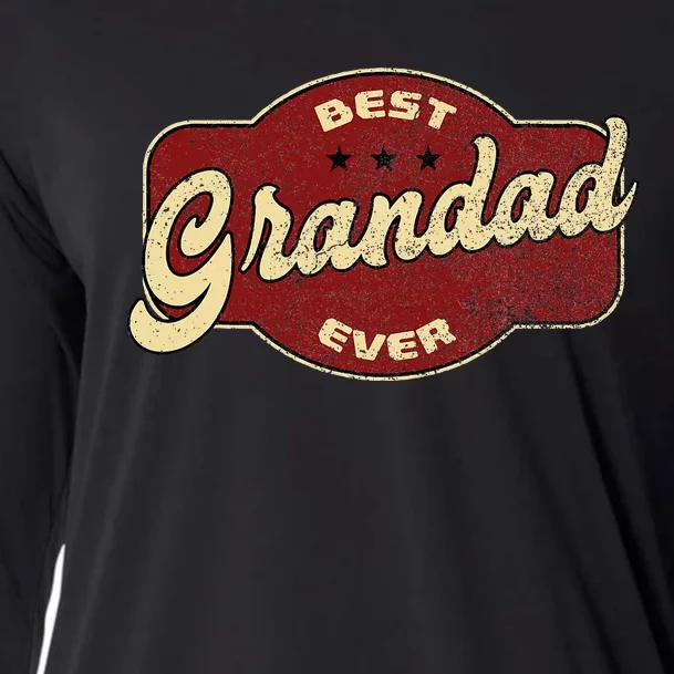 Best Grandad Ever Cooling Performance Long Sleeve Crew