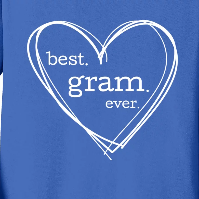 Best Gram Ever Gift (National Grandparents Day) Kids Long Sleeve Shirt