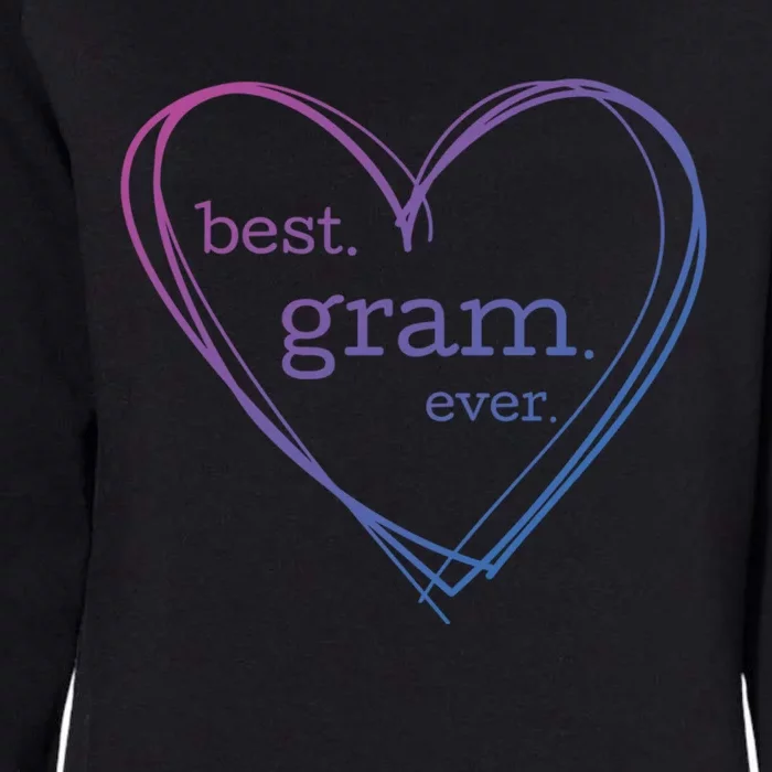 Best Gram Ever Gift (National Grandparents Day) Womens California Wash Sweatshirt