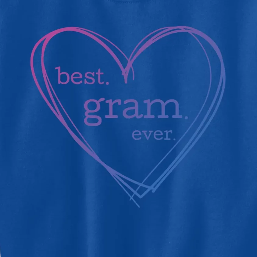 Best Gram Ever Gift (National Grandparents Day) Kids Sweatshirt