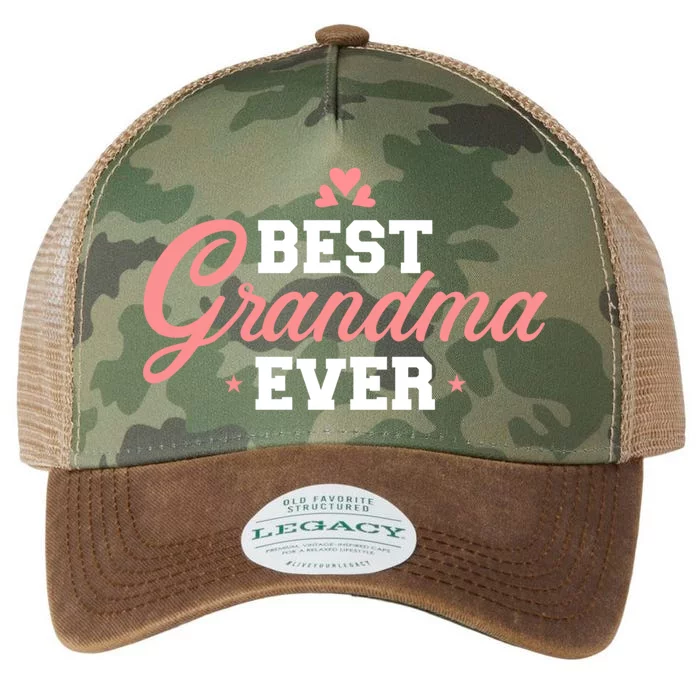 Best Grandma Ever Gift Legacy Tie Dye Trucker Hat