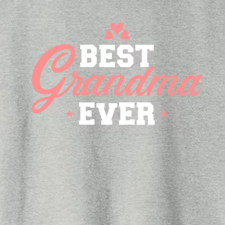 Best Grandma Ever Gift Women's Crop Top Tee