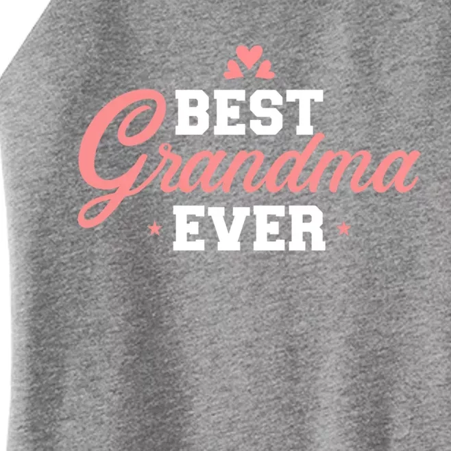 Best Grandma Ever Gift Women’s Perfect Tri Rocker Tank