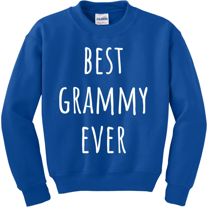 Best Grammy Ever Grandma Cute Gift Kids Sweatshirt