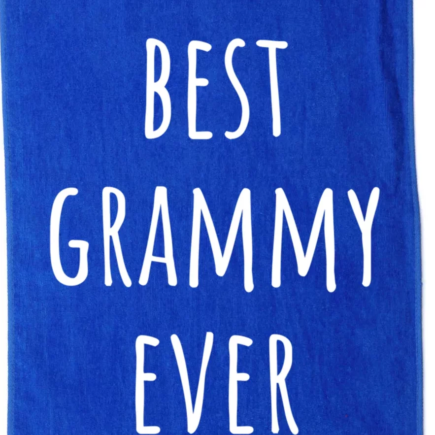 Best Grammy Ever Grandma Cute Gift Platinum Collection Golf Towel