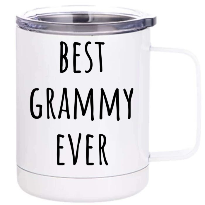 Best Grammy Ever Grandma Cute Gift Front & Back 12oz Stainless Steel Tumbler Cup