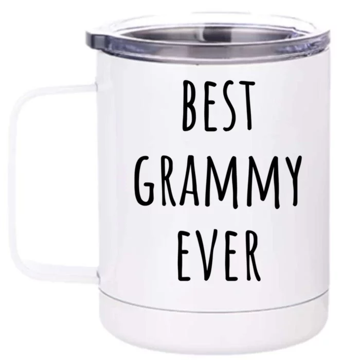 Best Grammy Ever Grandma Cute Gift Front & Back 12oz Stainless Steel Tumbler Cup