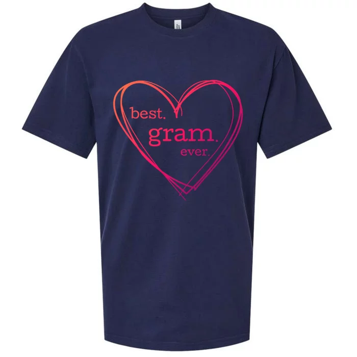 Best Gram Ever Gift (National Grandparents Day) Sueded Cloud Jersey T-Shirt