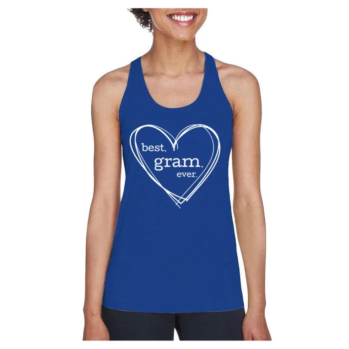 Best Gram Ever Gift (National Grandparents Day) Women's Racerback Tank