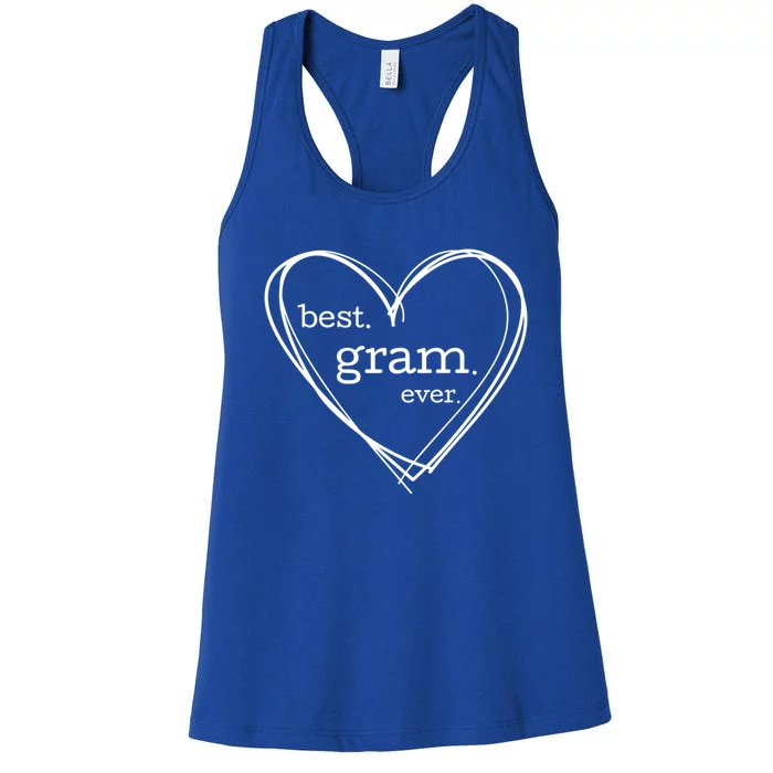 Best Gram Ever Gift (National Grandparents Day) Women's Racerback Tank