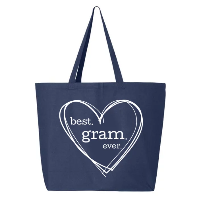 Best Gram Ever Gift (National Grandparents Day) 25L Jumbo Tote