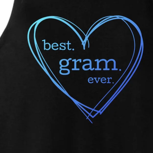 Best Gram Ever Gift (National Grandparents Day) Ladies Tri-Blend Wicking Tank