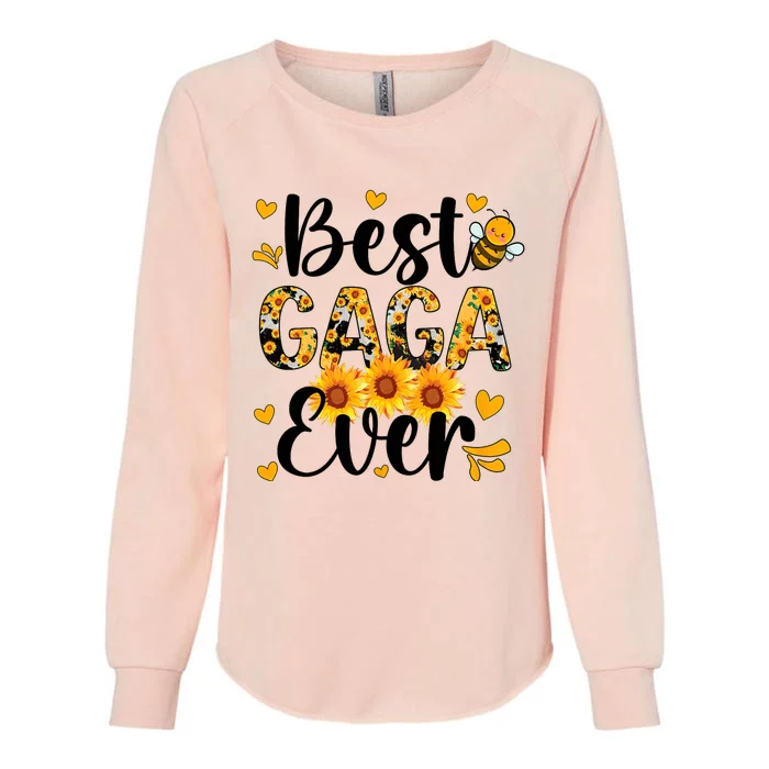 Best Gaga Ever Gaga Grandma Gaga Grandmother MotherS Day Womens California Wash Sweatshirt