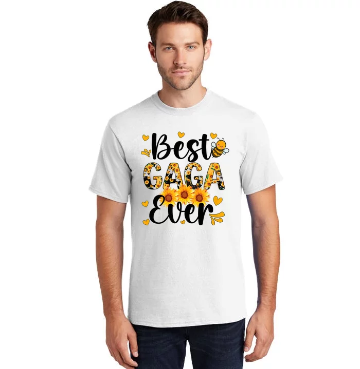 Best Gaga Ever Gaga Grandma Gaga Grandmother MotherS Day Tall T-Shirt