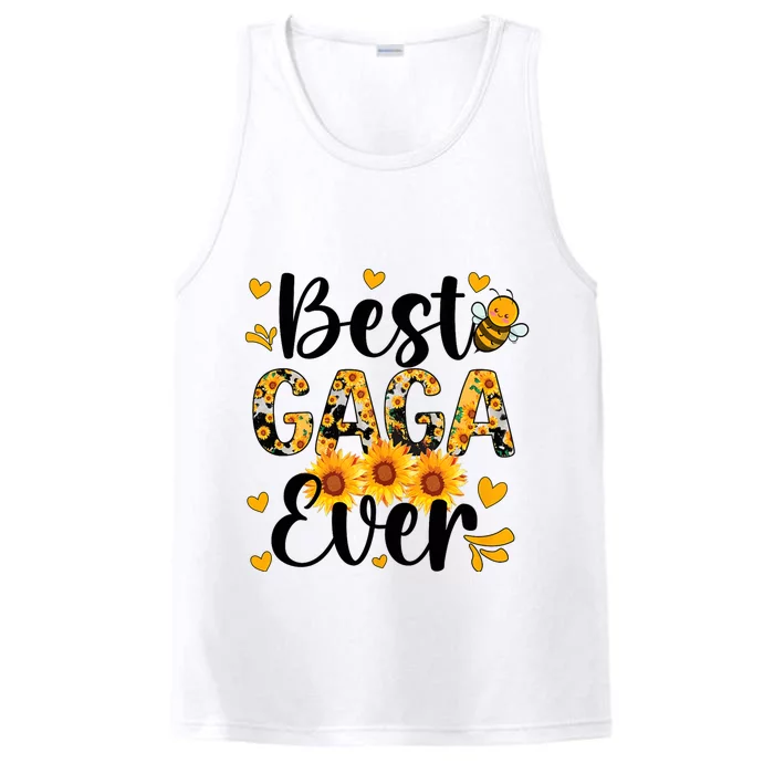 Best Gaga Ever Gaga Grandma Gaga Grandmother MotherS Day Performance Tank