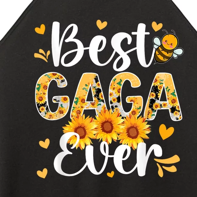 Best Gaga Ever Gaga Grandma Gaga Grandmother MotherS Day Women’s Perfect Tri Rocker Tank