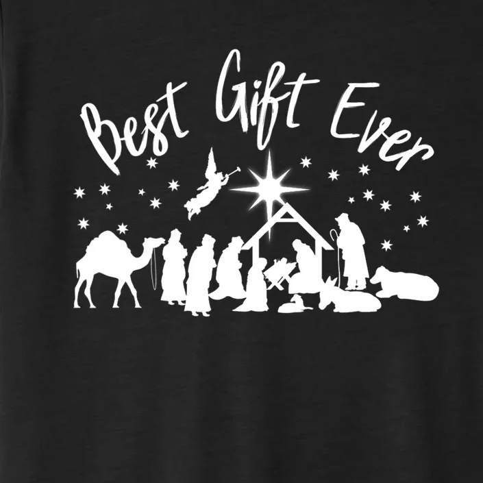 BEST GIFT EVER Christian Christmas Jesus Nativity Religious TShirt ChromaSoft Performance T-Shirt