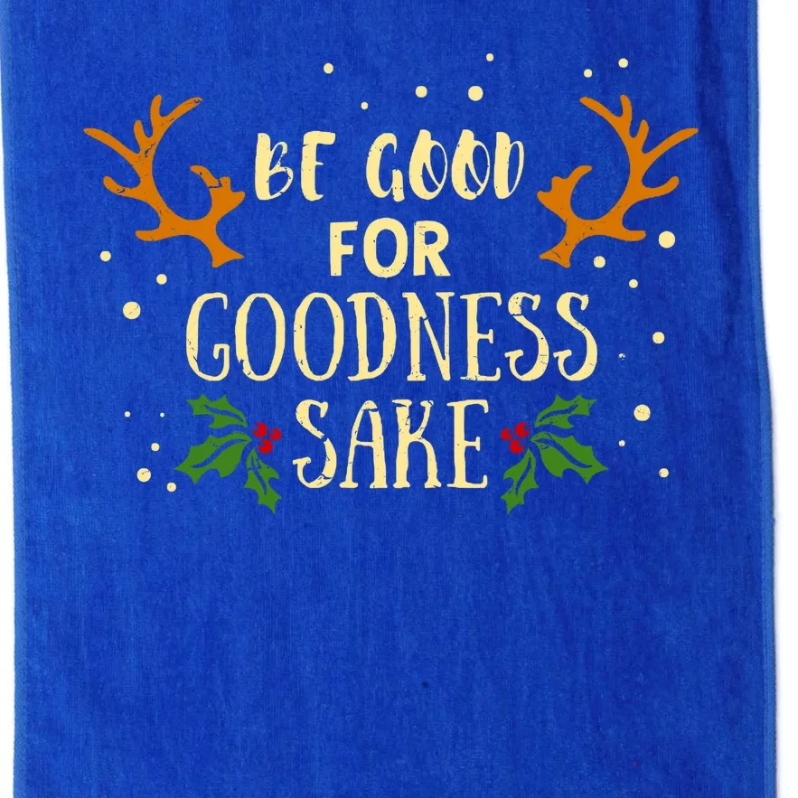 Be Good For Goodness Sake Platinum Collection Golf Towel