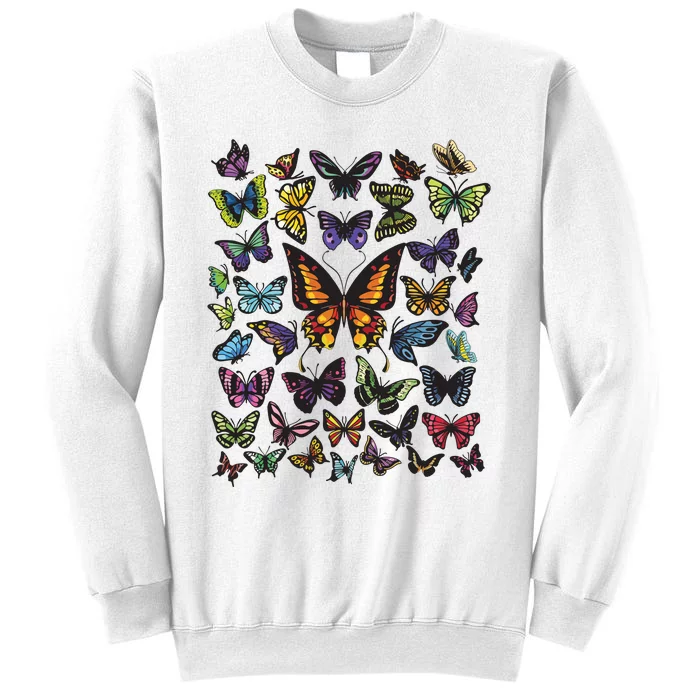 Butterfly Gift For Men Women Butterfly Lover Collection Sweatshirt