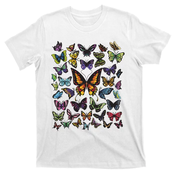 Butterfly Gift For Men Women Butterfly Lover Collection T-Shirt