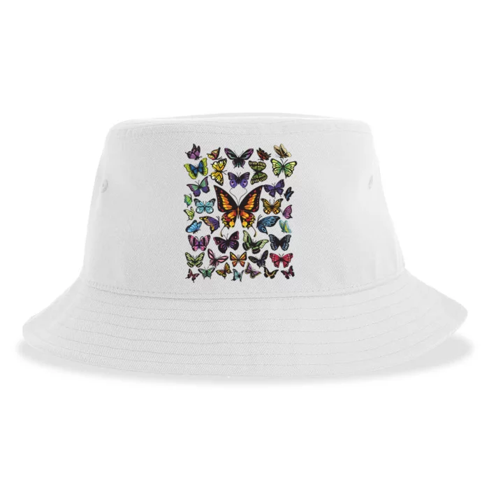 Butterfly Gift For Men Women Butterfly Lover Collection Sustainable Bucket Hat