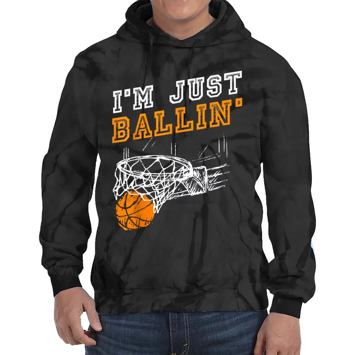 Basketball Gift For Coach Player Baller Tie Dye Hoodie