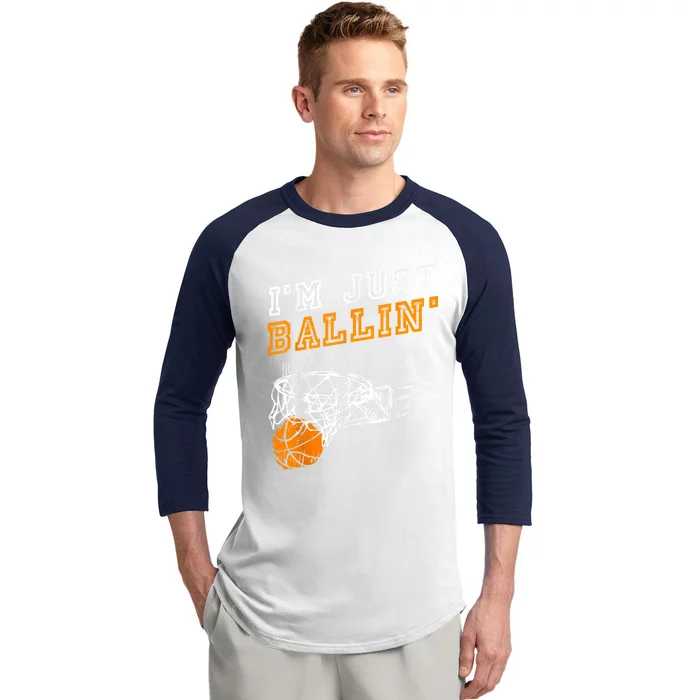 Basketball Gift For Coach Player Baller Baseball Sleeve Shirt