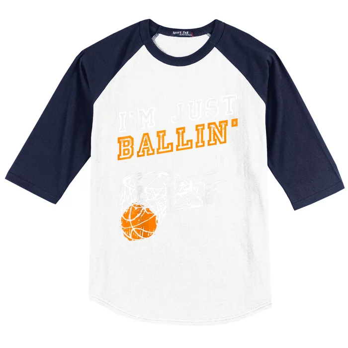 Basketball Gift For Coach Player Baller Baseball Sleeve Shirt