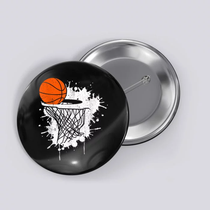 Basketball Gift For Coach Player Baller Button