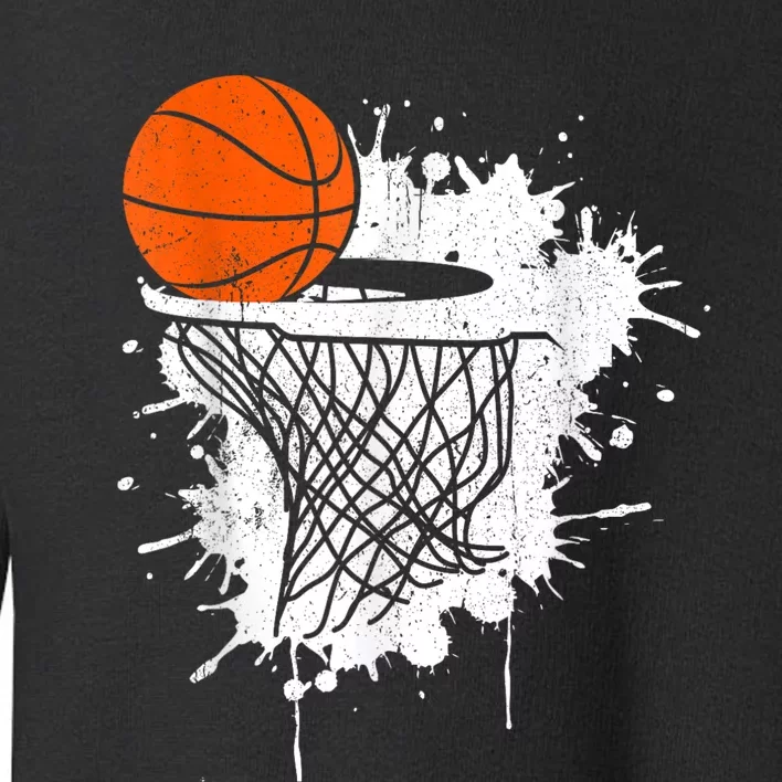 Basketball Gift For Coach Player Baller Toddler Sweatshirt