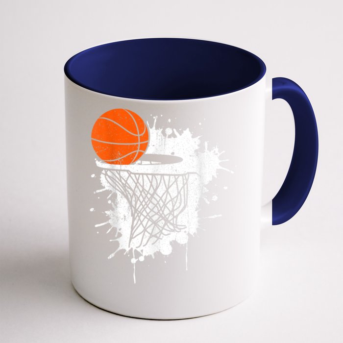 Basketball Gift For Coach Player Baller Front & Back Coffee Mug