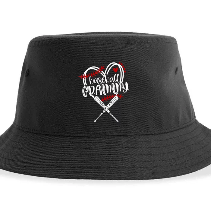 Baseball Grammy Funny Baseball Family Matching Sustainable Bucket Hat