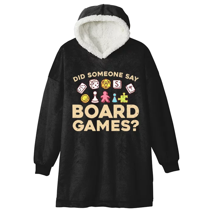 Board Games for Game Enthusiasts Hooded Wearable Blanket