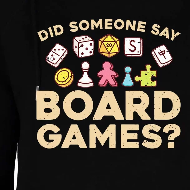 Board Games for Game Enthusiasts Womens Funnel Neck Pullover Hood