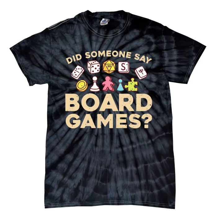 Board Games for Game Enthusiasts Tie-Dye T-Shirt