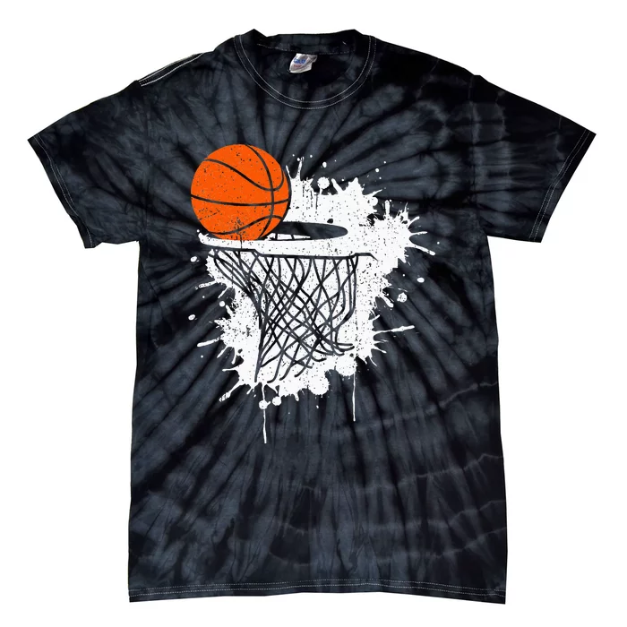 Basketball Gift For Coach Player Tie-Dye T-Shirt