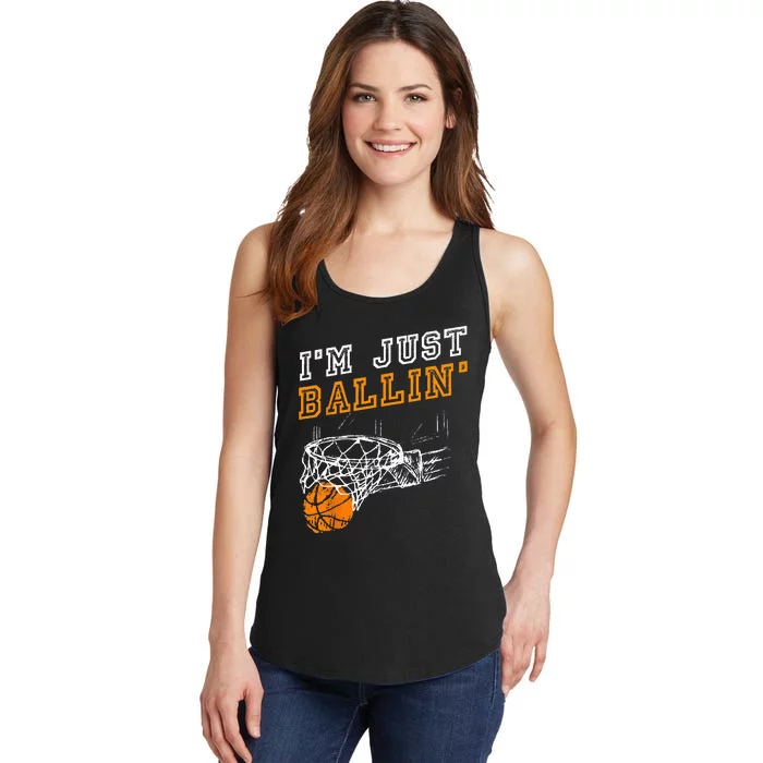 Basketball Gift For Coach Player Men Baller Ladies Essential Tank