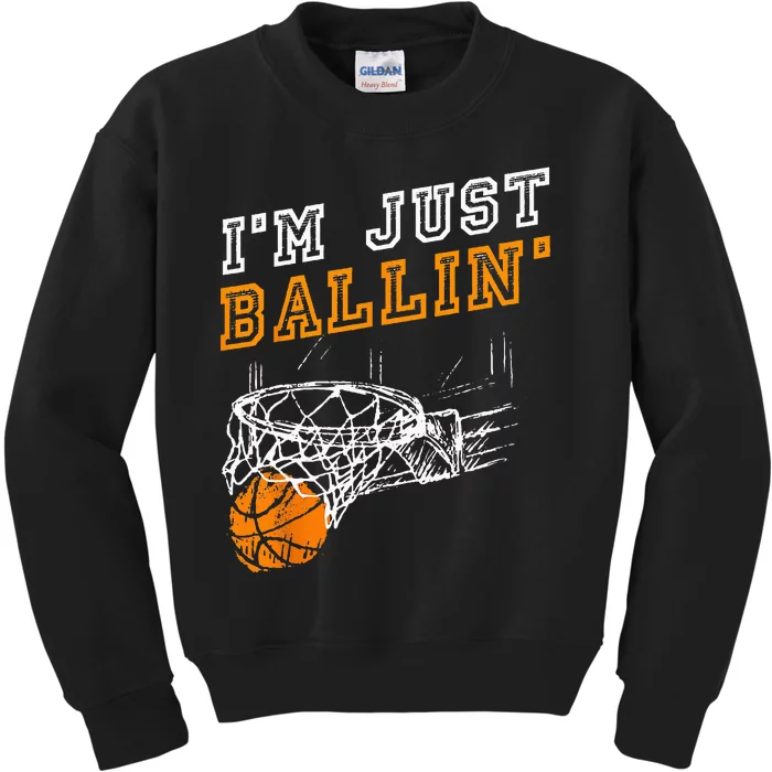 Basketball Gift For Coach Player Men Baller Kids Sweatshirt